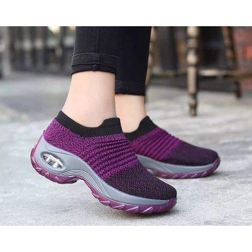 Fashion Ladies Sneakers - Purple