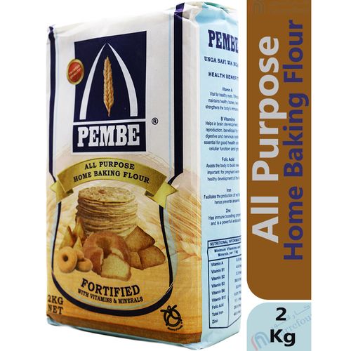 Pembe Wheat Flour Fortified With Vitamins & Minerals - 2kg
