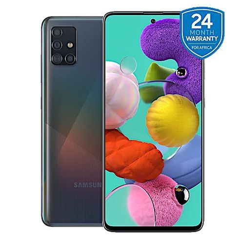 Samsung Galaxy A51 - 6.5", 6GB + 128GB, (4G Dual SIM) - Prism Crush Black